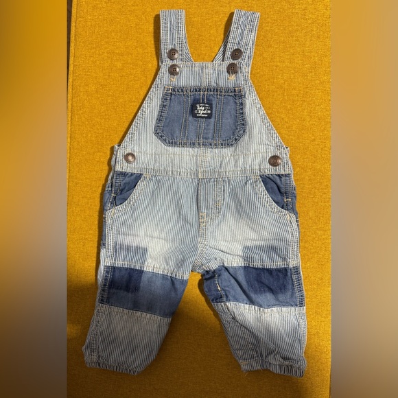 Baby B’Gosh Striped Overalls, Size 0-3 months - Picture 2 of 6